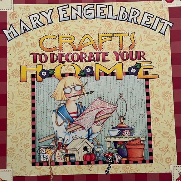 Mary Engelbreit Crafts to Decorate Your Home-Hard Back Spiral Book - Picture 5 of 5
